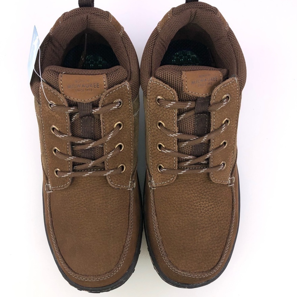 Nunn Bush Brown Leather Quest Hiking Chukka Boots Size 8W - Picture 8 of 8